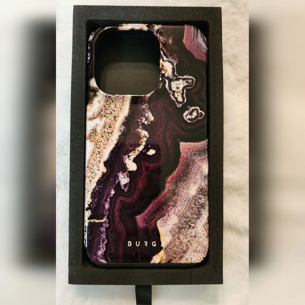 Burga Tough iPhone 14 Pro Case Purple Skies New in Box